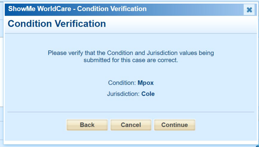 Condition Verification