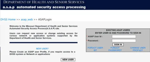 Select new user option