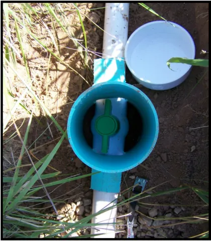 Image of a low pressure pipe valve.