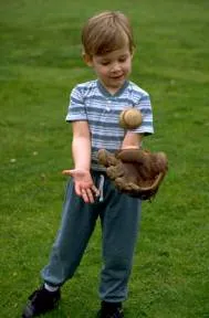 Kid playing catch
